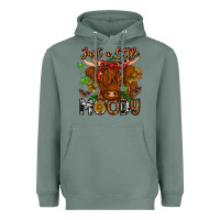 Sage Just a Little Moody Heavyweight Hoodie - CowhideDigitalArt