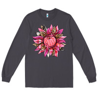 Smoke breast cancer sunflower Long Sleeve Tee - texasbilliewilder