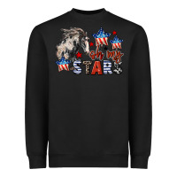 Black Oh my stars horse 4th of july Heavyweight Sweatshirt - CowGirlArtShop