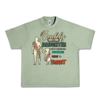 Oil Green Daddy And Daughter Not Always Eye To Eye But Always Heart To Heart Urban Heavy Tee - Bettercallsaul