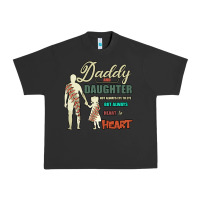 Pigment Black Daddy And Daughter Not Always Eye To Eye But Always Heart To Heart Urban Heavy Tee - Bettercallsaul