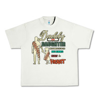 Pistachio Daddy And Daughter Not Always Eye To Eye But Always Heart To Heart Urban Heavy Tee - Bettercallsaul