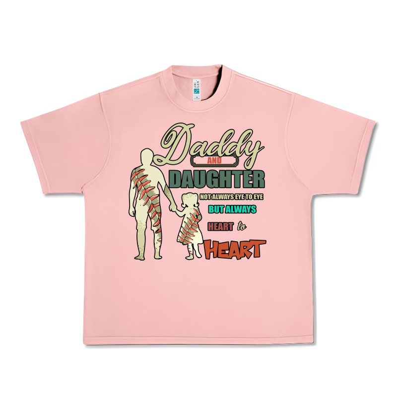 Daddy And Daughter Not Always Eye To Eye But Always Heart To Heart Urban Heavy Tee by Bettercallsaul | Teevron