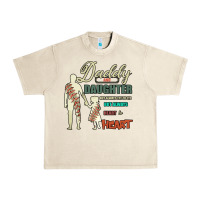 Sandshell Daddy And Daughter Not Always Eye To Eye But Always Heart To Heart Urban Heavy Tee - Bettercallsaul