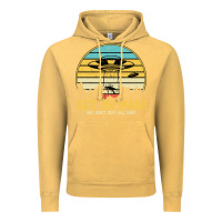 Vintage Mustard UFO Vintage Retro Alien Outerspace Spaceship Vintage Hoodie - Bettercallsaul