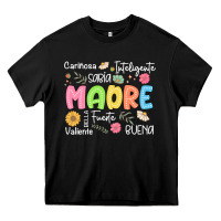 Black madre spanish mothers day Heavy Core Tee - JahusDesignShop
