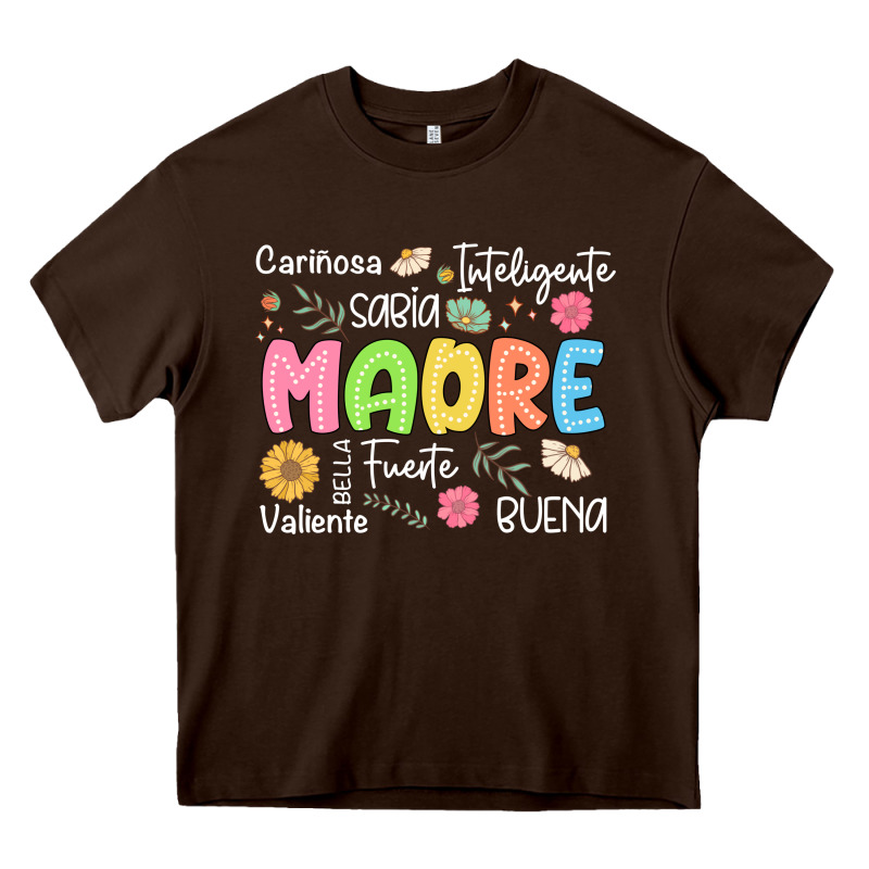 Madre Spanish Mothers Day Heavy Core Tee by JahusDesignShop | Teevron