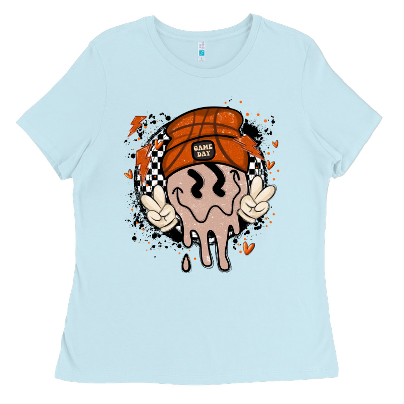 Basketball Game Day Ladies Tee by MaliasSmallBusiness | Teevron