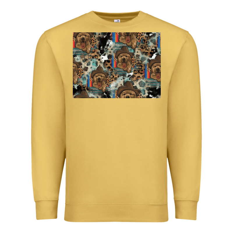Dog Pattern Premium Sweatshirt by CowhideDigitalArt | Teevron