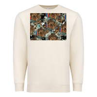 Sandshell Dog Pattern Premium Sweatshirt - CowhideDigitalArt