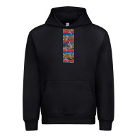 Black usa flag and cross penwraps Urban Hoodie - Artiststas