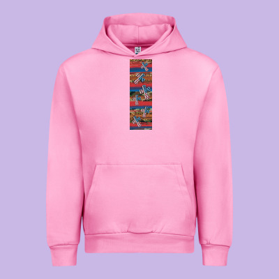 Usa Flag And Cross Penwraps Urban Hoodie Designed By Artiststas