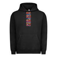 Pigment Black usa flag and cross penwraps Urban Hoodie - Artiststas