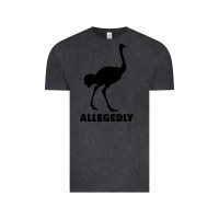 Vintage Black ALLEGEDLY FUNNY OSTRICH Vintage Tee - Bettercallsaul