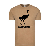 Vintage Coffee ALLEGEDLY FUNNY OSTRICH Vintage Tee - Bettercallsaul