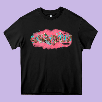 Cosmetologist Heavy Core Tee Designed By Nancycooperartshop