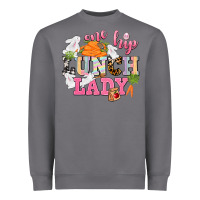Storm One hip Lunch Lady Easter Day Heavyweight Sweatshirt - CowGirlArtShop