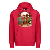 Cardinal basketball dad Premium Hoodie - FaDigitalArtStudio