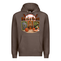 Coffee basketball dad Premium Hoodie - FaDigitalArtStudio