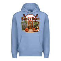 Colony Blue basketball dad Premium Hoodie - FaDigitalArtStudio