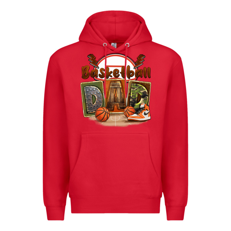 Basketball Dad Premium Hoodie by FaDigitalArtStudio | Teevron