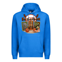 True Royal basketball dad Premium Hoodie - FaDigitalArtStudio