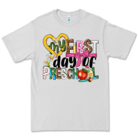 Dove Grey my first day of preschool Premium Tee - NancyCooperArtShop