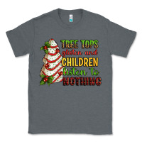 Charcoal Heather Tree tops glisten and children listen to nothing Classic Tee - RanaPortraitStore