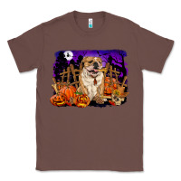 Chestnut Halloween english bulldog Classic Tee - RanaPortraitStore