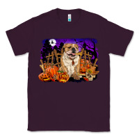 Plum Halloween english bulldog Classic Tee - RanaPortraitStore