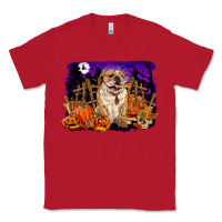 Red Halloween english bulldog Classic Tee - RanaPortraitStore