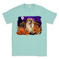 Seafoam Halloween english bulldog Classic Tee - RanaPortraitStore