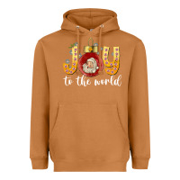 Meerkat Joy To The World Heavyweight Hoodie - CowhideDigitalArt