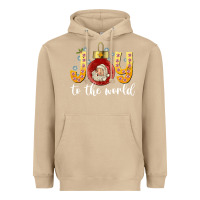 Mushroom Joy To The World Heavyweight Hoodie - CowhideDigitalArt
