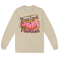 Mushroom breast cancer awareness Long Sleeve Tee - texasbilliewilder