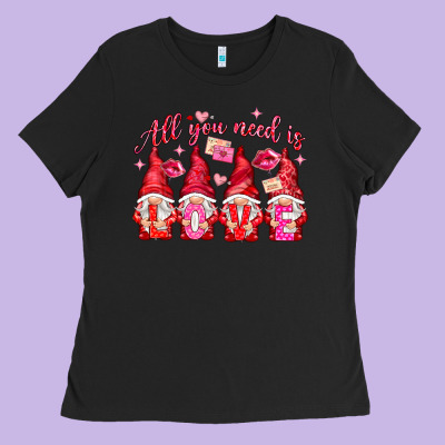 All You Need Is Love Ladies Tee Designed By Nancycooperartshop