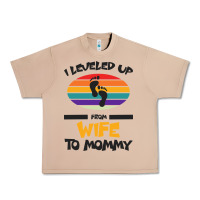 Burro I Leveled Up From Wife To Mommy Urban Heavy Tee - Bettercallsaul