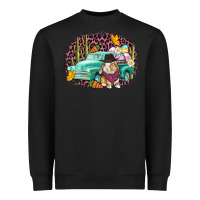 Black Western rabbit Easter Day Heavyweight Sweatshirt - CowGirlArtShop