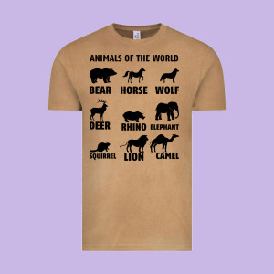 Animal Of The World Vintage Tee Designed By Bettercallsaul