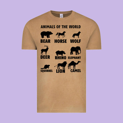 Animal Of The World Vintage Tee Designed By Bettercallsaul
