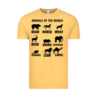 Vintage Mustard Animal Of The World Vintage Tee - Bettercallsaul