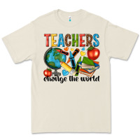 Teachers Change The World Premium Tee | Teevron