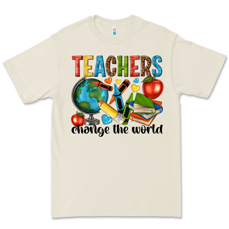 Teachers Change The World Premium Tee by NancyCooperArtShop | Teevron