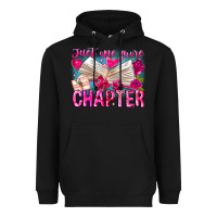 Black Just One More Chapter Heavyweight Hoodie - CowhideDigitalArt