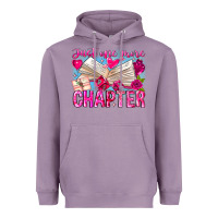 Lavender Just One More Chapter Heavyweight Hoodie - CowhideDigitalArt