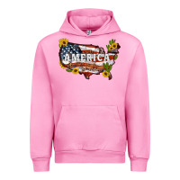 Fuchsia Pink usa map Urban Hoodie - Artiststas