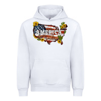 White usa map Urban Hoodie - Artiststas