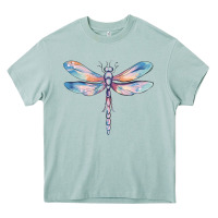 Arona dragonfly Heavy Core Tee - MaliasSmallBusiness