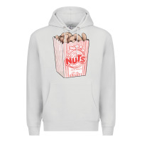 Dove Grey Peanuts Premium Hoodie - FaDigitalArtStudio