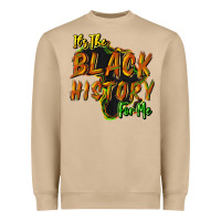 Mushroom It's the black history for me Heavyweight Sweatshirt - HowdyJamesFarm
